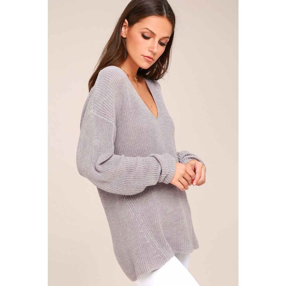 Gentle Fawn Tucker Grey Sweater‎ Size Medium